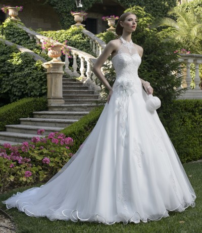 ABITO SPOSA LINEA AMPIA ROMANTICA