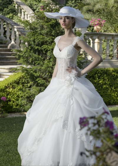 DRESS BRIDE LINE LARGE ROMANTIC